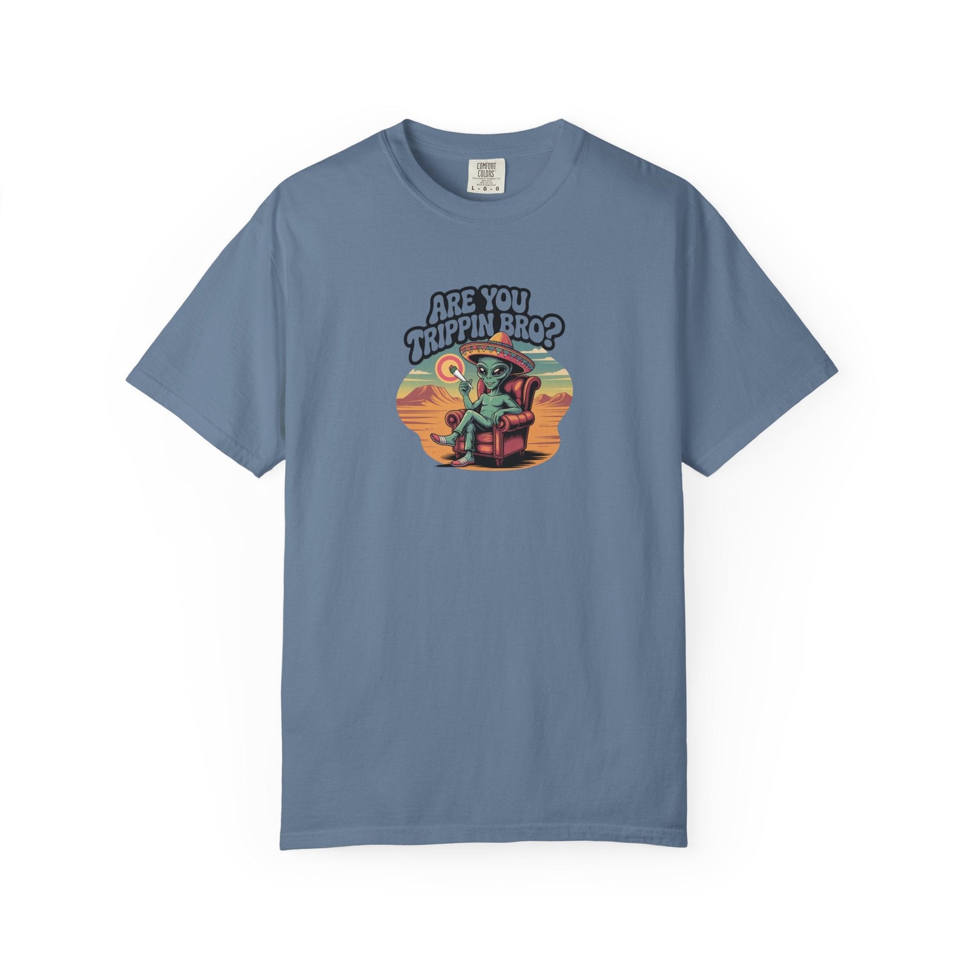 Funny Alien Shirt | Trippy Space Tee | Sci - Fi Stoner Gift - IconVexa