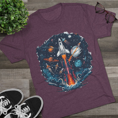 Unisex Tri - Blend Crew Tee - IconVexa