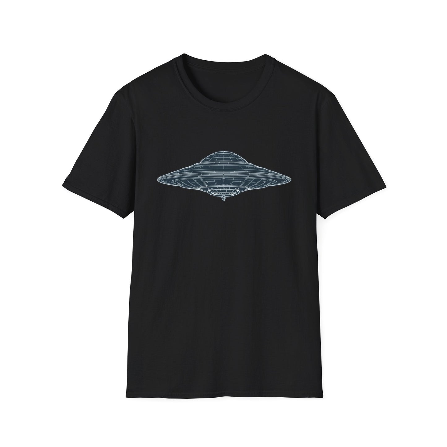 Unisex UFO Graphic T-Shirt, Fun Gift for Space Lovers, Casual Wear, Extra Soft T-Shirt, Birthday Gift, Geeky Apparel, Space Themed Clothing - IconVexa