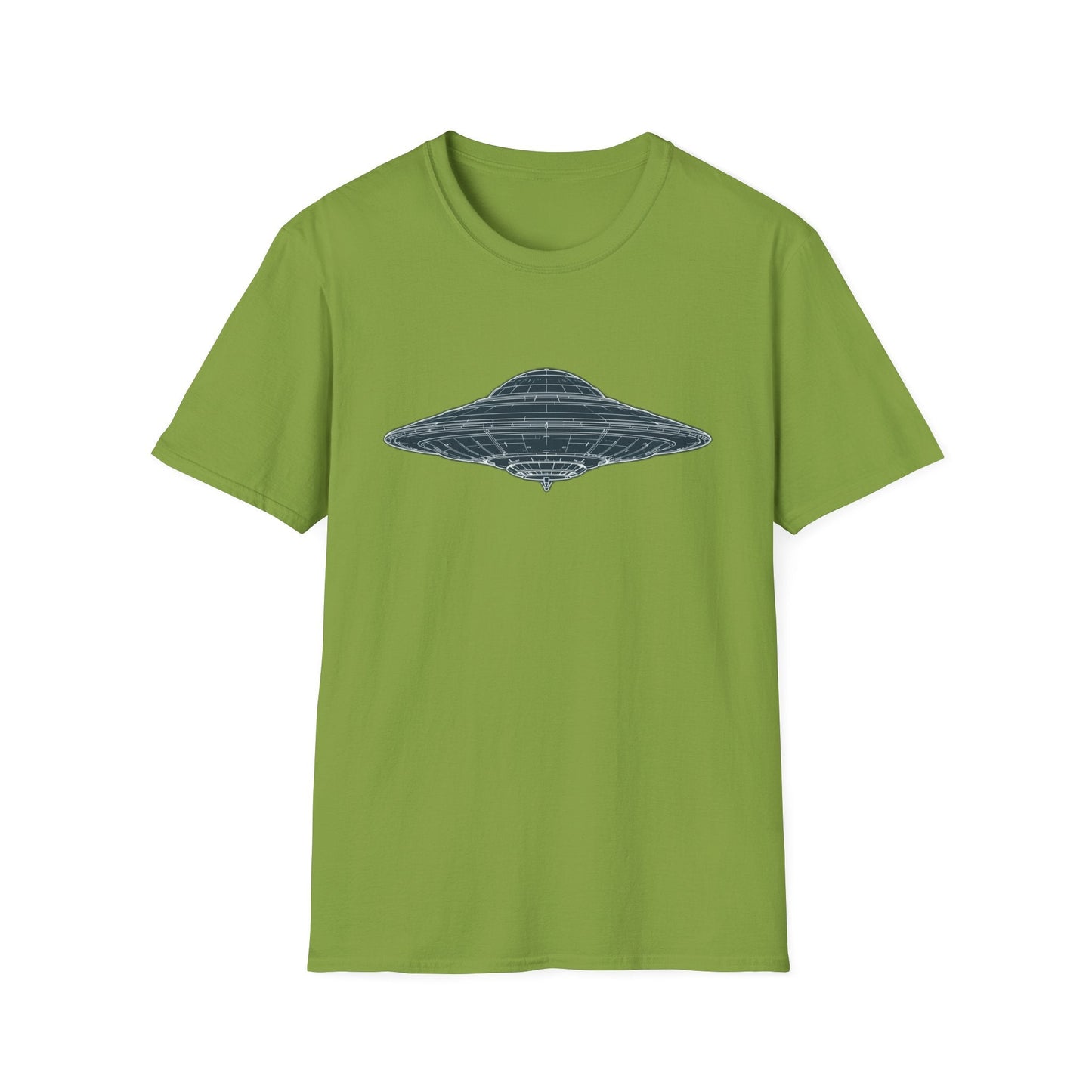 Unisex UFO Graphic T-Shirt, Fun Gift for Space Lovers, Casual Wear, Extra Soft T-Shirt, Birthday Gift, Geeky Apparel, Space Themed Clothing - IconVexa