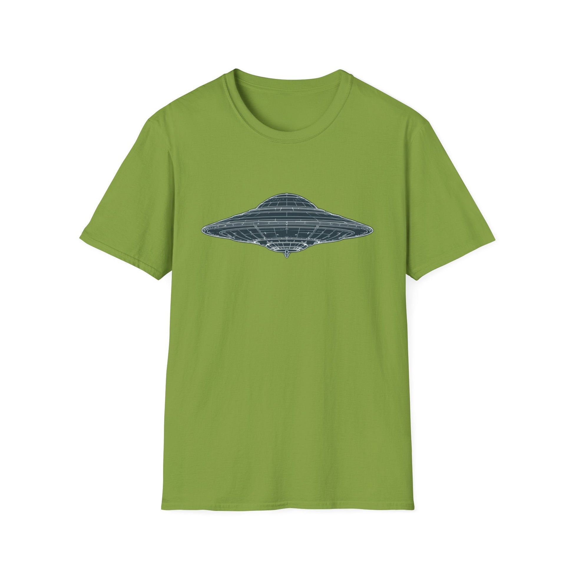 Unisex UFO Graphic T-Shirt, Fun Gift for Space Lovers, Casual Wear, Extra Soft T-Shirt, Birthday Gift, Geeky Apparel, Space Themed Clothing - IconVexa