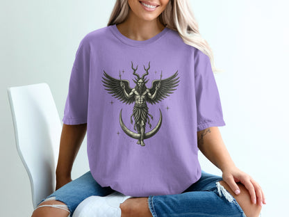 Mystical Creature Moon Design Graphic T-Shirt product