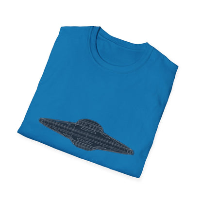 Stylish UFO Unisex Softstyle T-Shirt, Casual Tee, Space Lover Gift, Everyday Wear, Unique Graphic Shirt - IconVexa