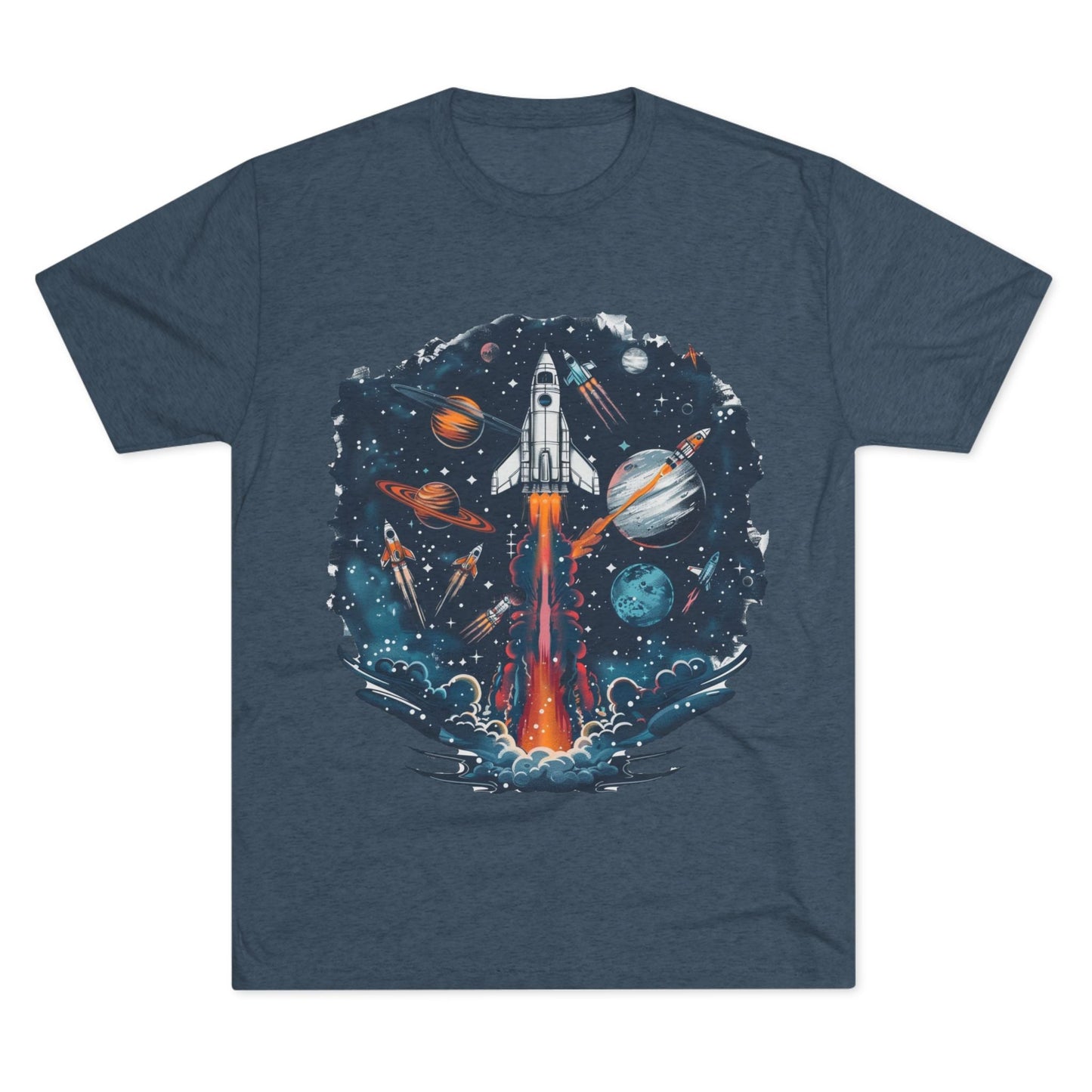 Unisex Tri - Blend Crew Tee - IconVexa