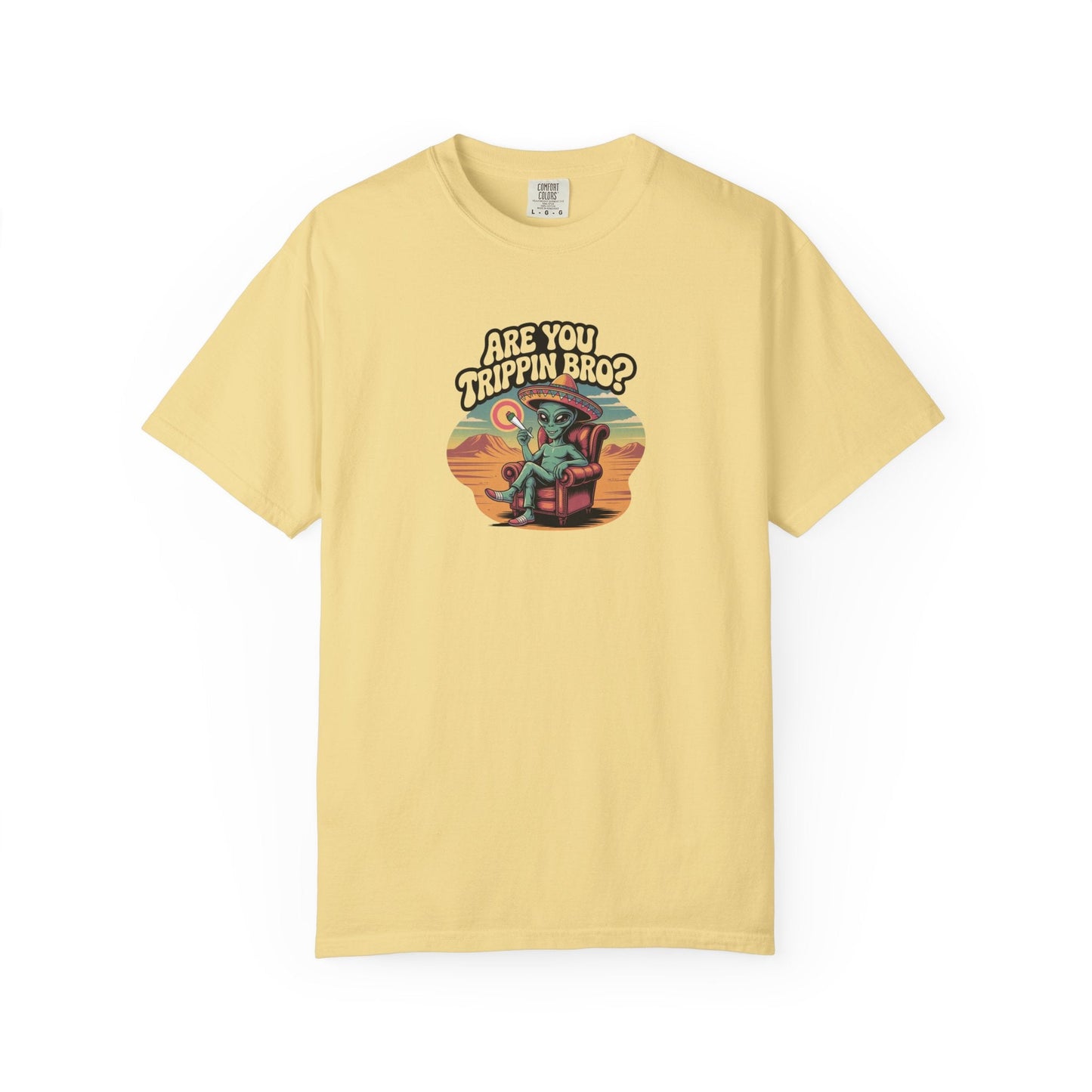 Funny Alien Shirt | Trippy Space Tee | Sci - Fi Stoner Gift - IconVexa