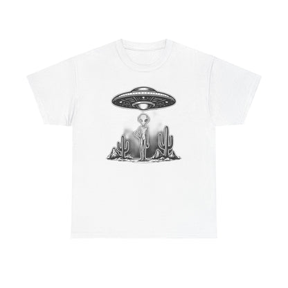 Alien Vibes Unisex Heavy Cotton Tee - Out of This World Design, Sci - Fi Shirt for Enthusiasts, Gift for Space Lovers, Graphic Tee, [...] - IconVexa