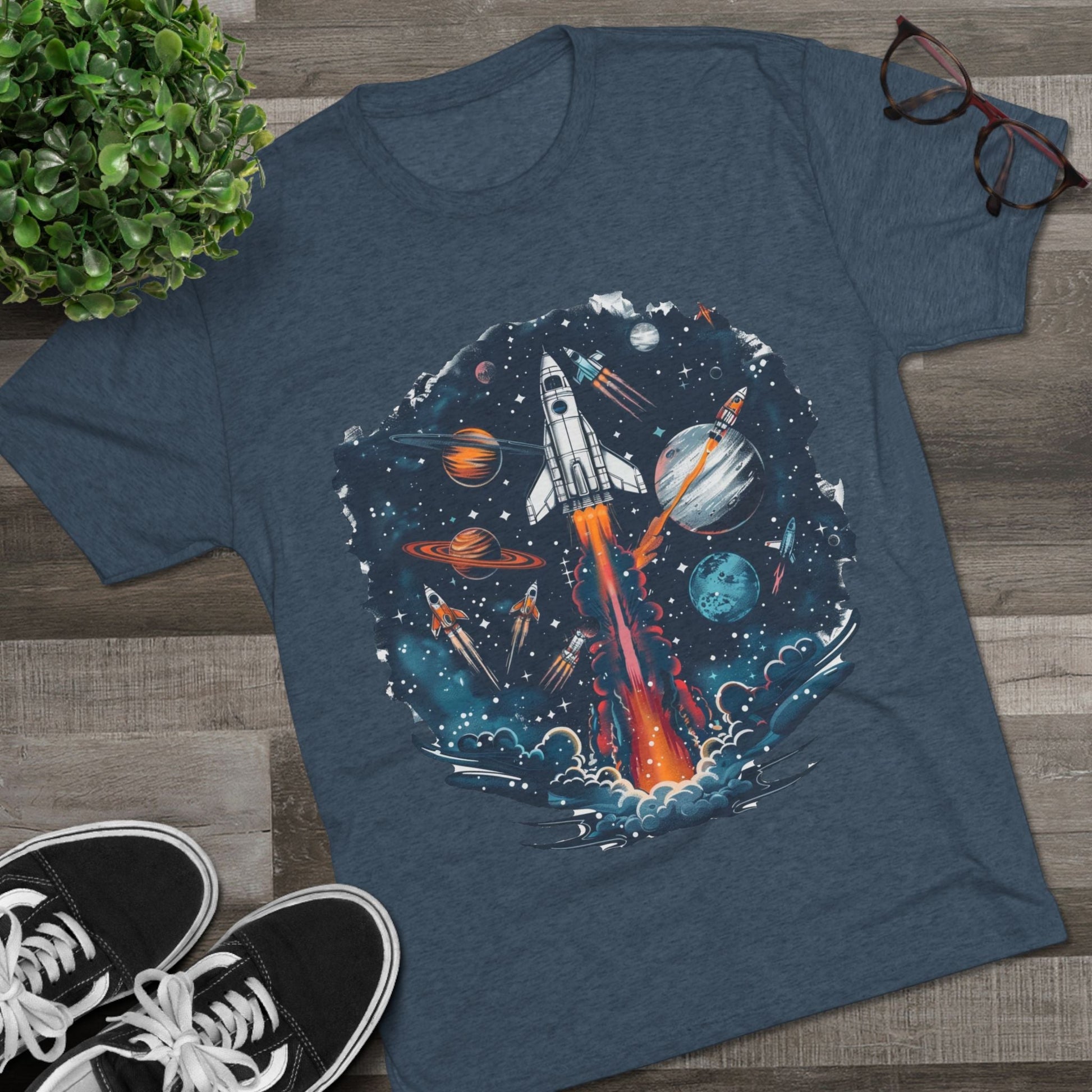 Unisex Tri - Blend Crew Tee - IconVexa