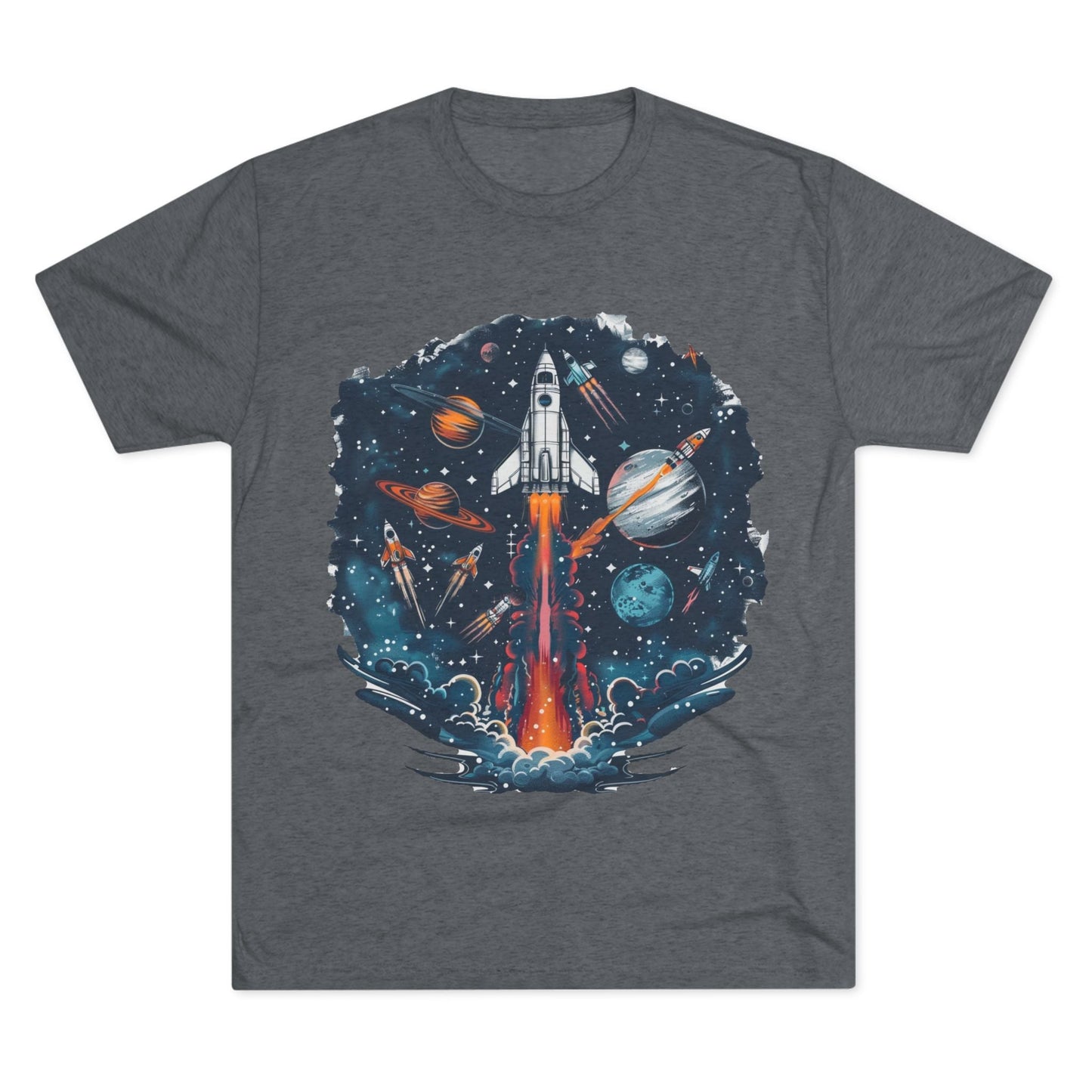Unisex Tri - Blend Crew Tee - IconVexa