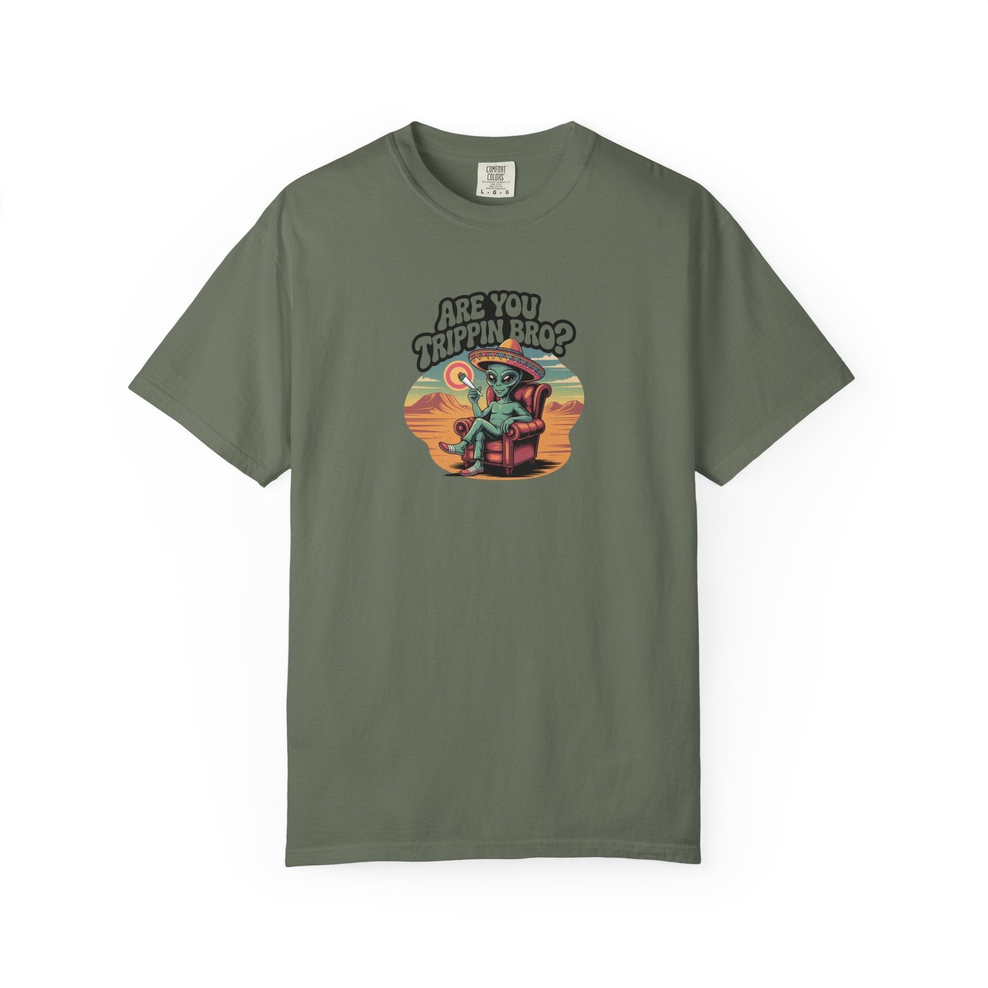 Funny Alien Shirt | Trippy Space Tee | Sci - Fi Stoner Gift - IconVexa