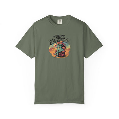 Funny Alien Shirt | Trippy Space Tee | Sci - Fi Stoner Gift - IconVexa