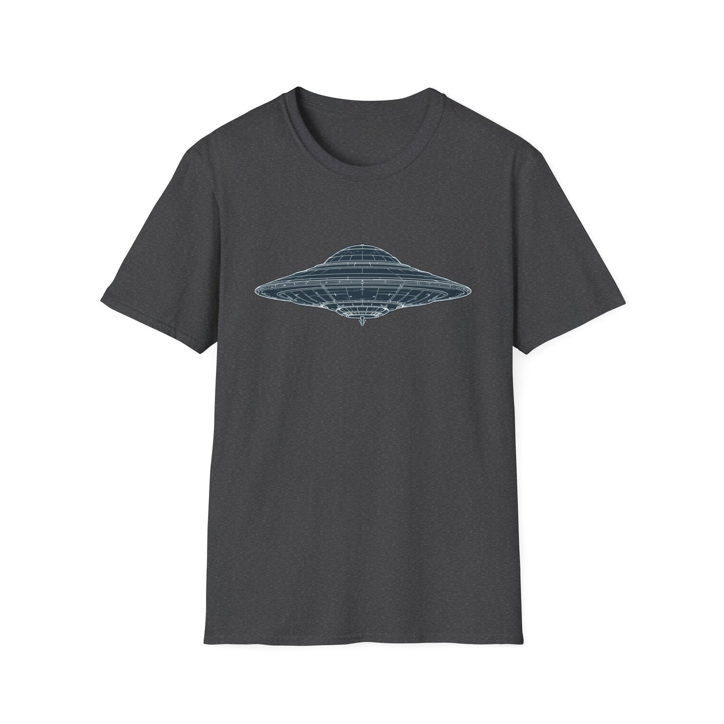 Unisex UFO Graphic T-Shirt, Fun Gift for Space Lovers, Casual Wear, Extra Soft T-Shirt, Birthday Gift, Geeky Apparel, Space Themed Clothing - IconVexa
