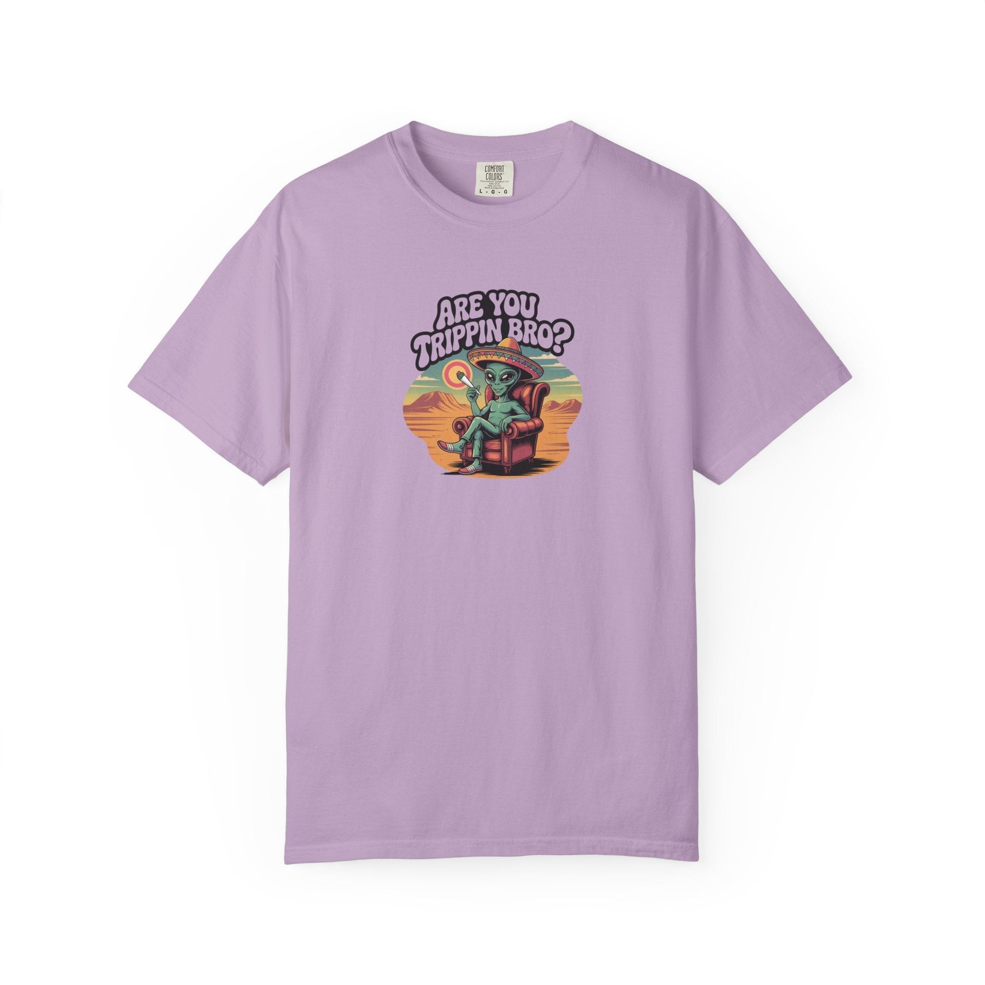 Funny Alien Shirt | Trippy Space Tee | Sci - Fi Stoner Gift - IconVexa
