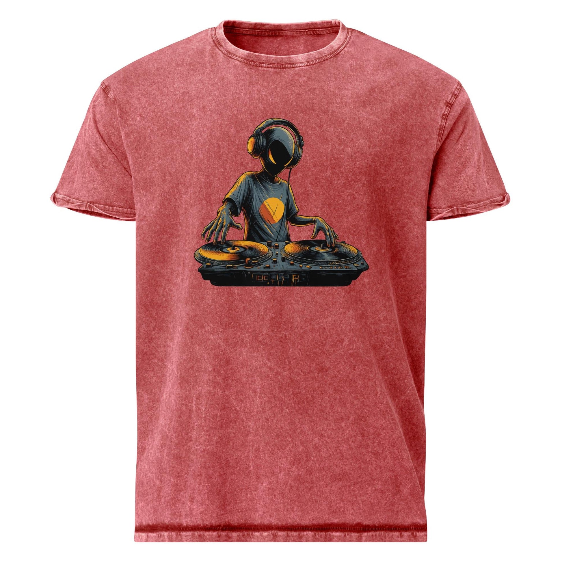 Alien DJ Tee | Space Theme Shirt for Music Lovers | Sci - Fi Streetwear Graphic T-Shirt - IconVexa