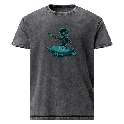 Alien DJ Tee | Space Theme Shirt for Music Lovers | Sci - Fi Streetwear Graphic T-Shirt - IconVexa