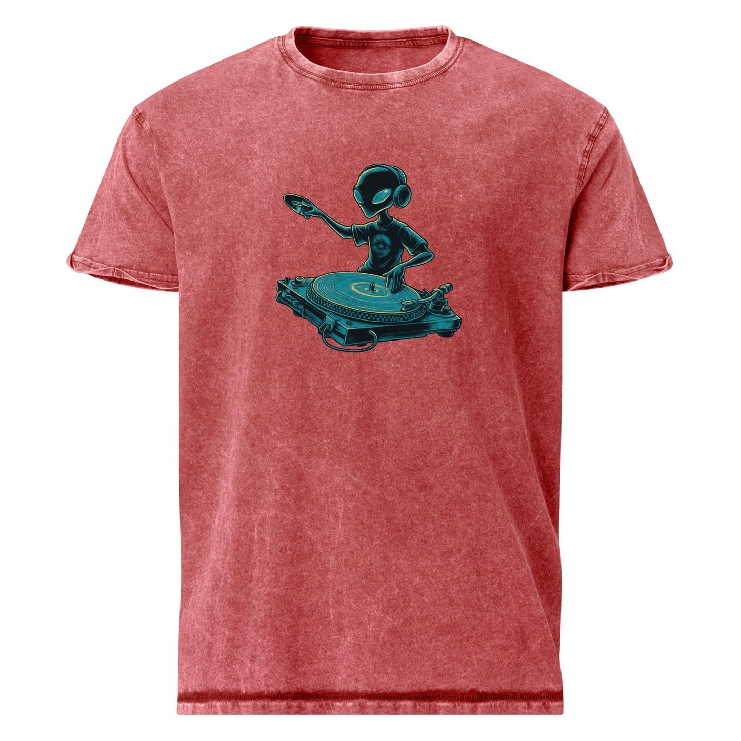 Alien DJ Tee | Space Theme Shirt for Music Lovers | Sci - Fi Streetwear Graphic T-Shirt - IconVexa