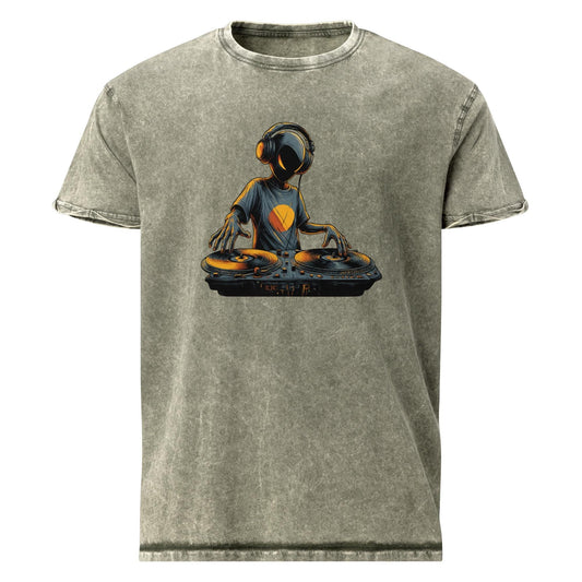 Alien DJ Tee | Space Theme Shirt for Music Lovers | Sci - Fi Streetwear Graphic T-Shirt - IconVexa