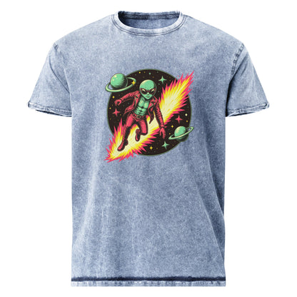 Alien Hero T-Shirt | Retro Sci - Fi Graphic Tee | Outer Space Adventure Shirt for Geeks - IconVexa