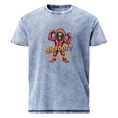 Alien in Bigfoot Costume Shirt | Funny UFO Tee for Halloween | Quirky Sci - Fi Graphic Top - IconVexa