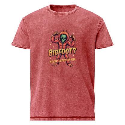 Alien in Bigfoot Costume Shirt | Funny UFO Tee for Halloween | Quirky Sci - Fi Graphic Top - IconVexa