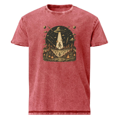 Alien Invasion Battle Shirt | Vintage Sci - Fi Graphic Tee | Space War UFO T-Shirt - IconVexa