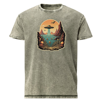 Alien Invasion Jellyfish Planet Tee | Retro Sci - Fi Space Shirt | Cool Graphic Gift Idea - IconVexa