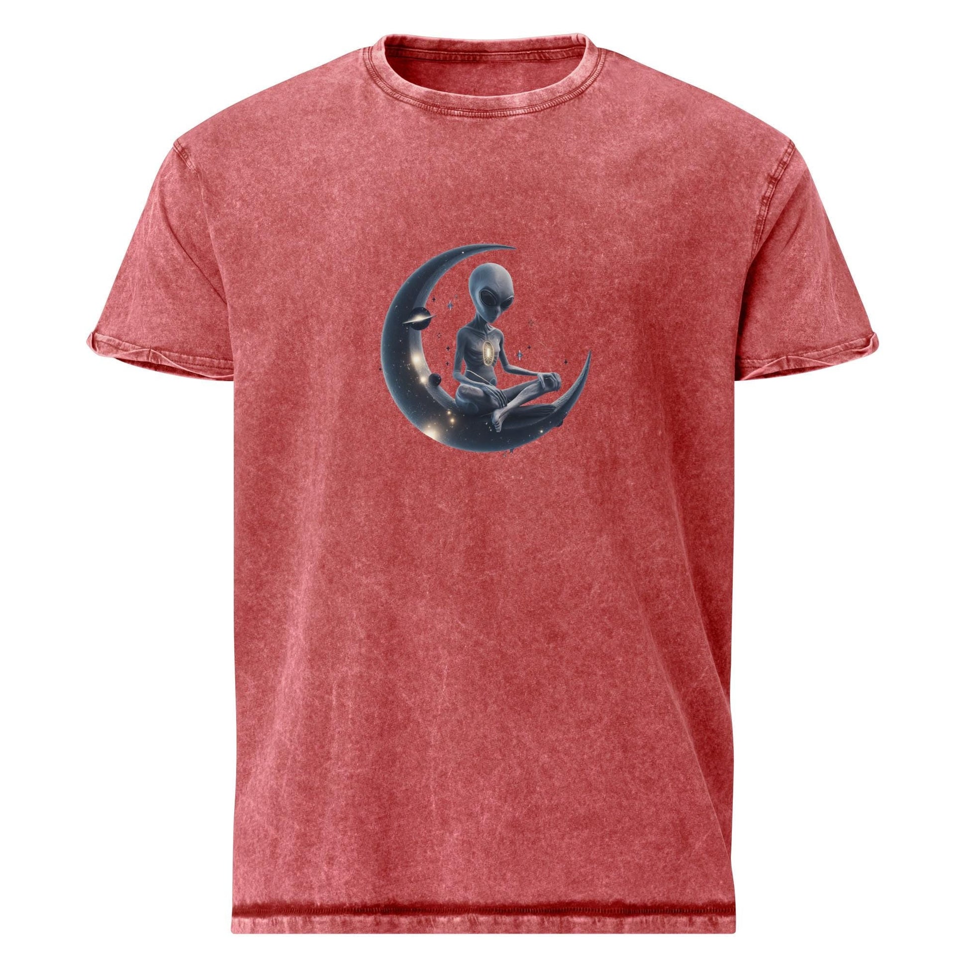 Alien Meditation Tee | Cosmic Inner Peace Shirt | Outer Space Graphic T-Shirt - IconVexa