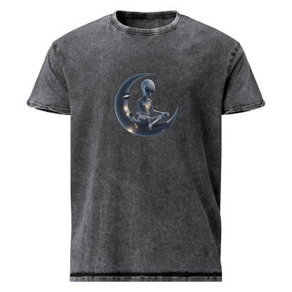 Alien Meditation Tee | Cosmic Inner Peace Shirt | Outer Space Graphic T-Shirt - IconVexa