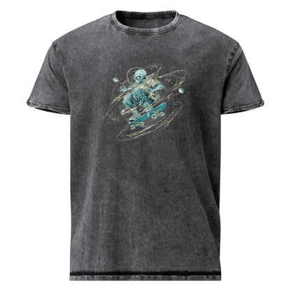 Alien Skateboarding Tee | Outer Space Skater Shirt | Cool Graphic Sci - Fi T-Shirt - IconVexa