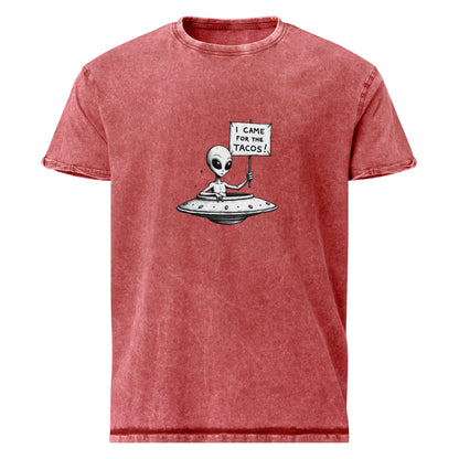 Alien Tee Funny Foodie Style | UFO Shirt for Taco Lovers | Sci - Fi Graphic Space Gift - IconVexa