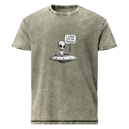 Alien Tee Funny Foodie Style | UFO Shirt for Taco Lovers | Sci - Fi Graphic Space Gift - IconVexa
