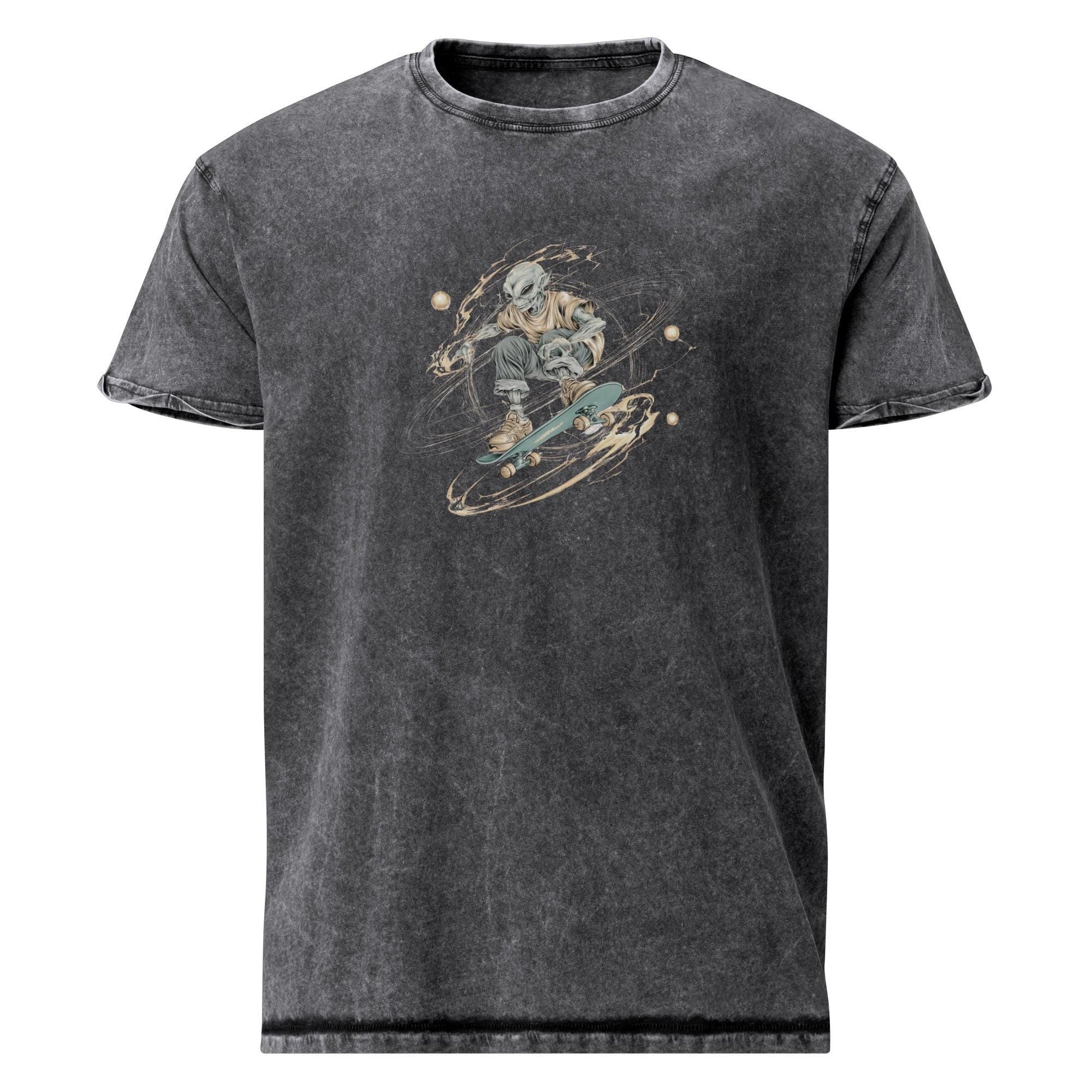 Alien Tee | Space Theme Shirt | Cool Graphic Streetwear Style for Sci - Fi Skater Vibes - IconVexa