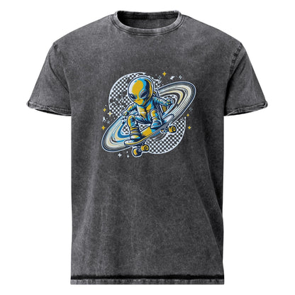 Alien Tee | Space Theme Shirt | Retro Skater Style Graphic for Sci - Fi Streetwear Fans - IconVexa