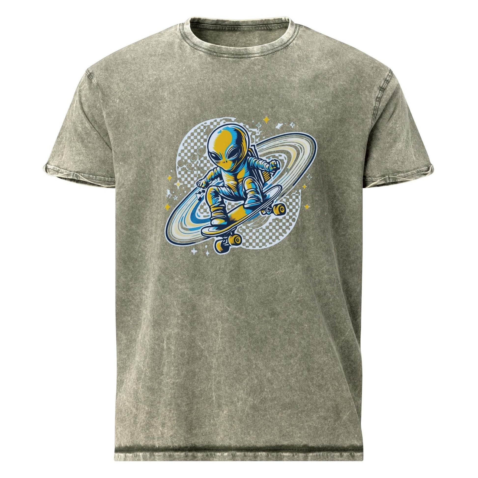 Alien Tee | Space Theme Shirt | Retro Skater Style Graphic for Sci - Fi Streetwear Fans - IconVexa