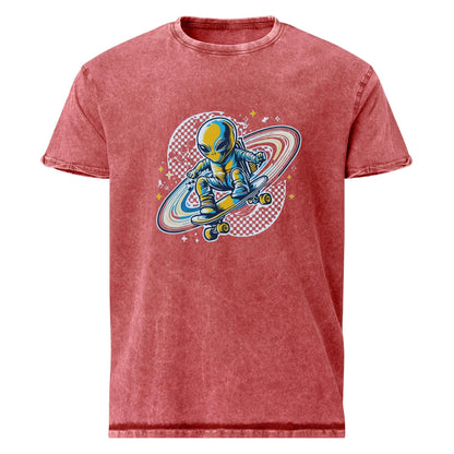 Alien Tee | Space Theme Shirt | Retro Skater Style Graphic for Sci - Fi Streetwear Fans - IconVexa