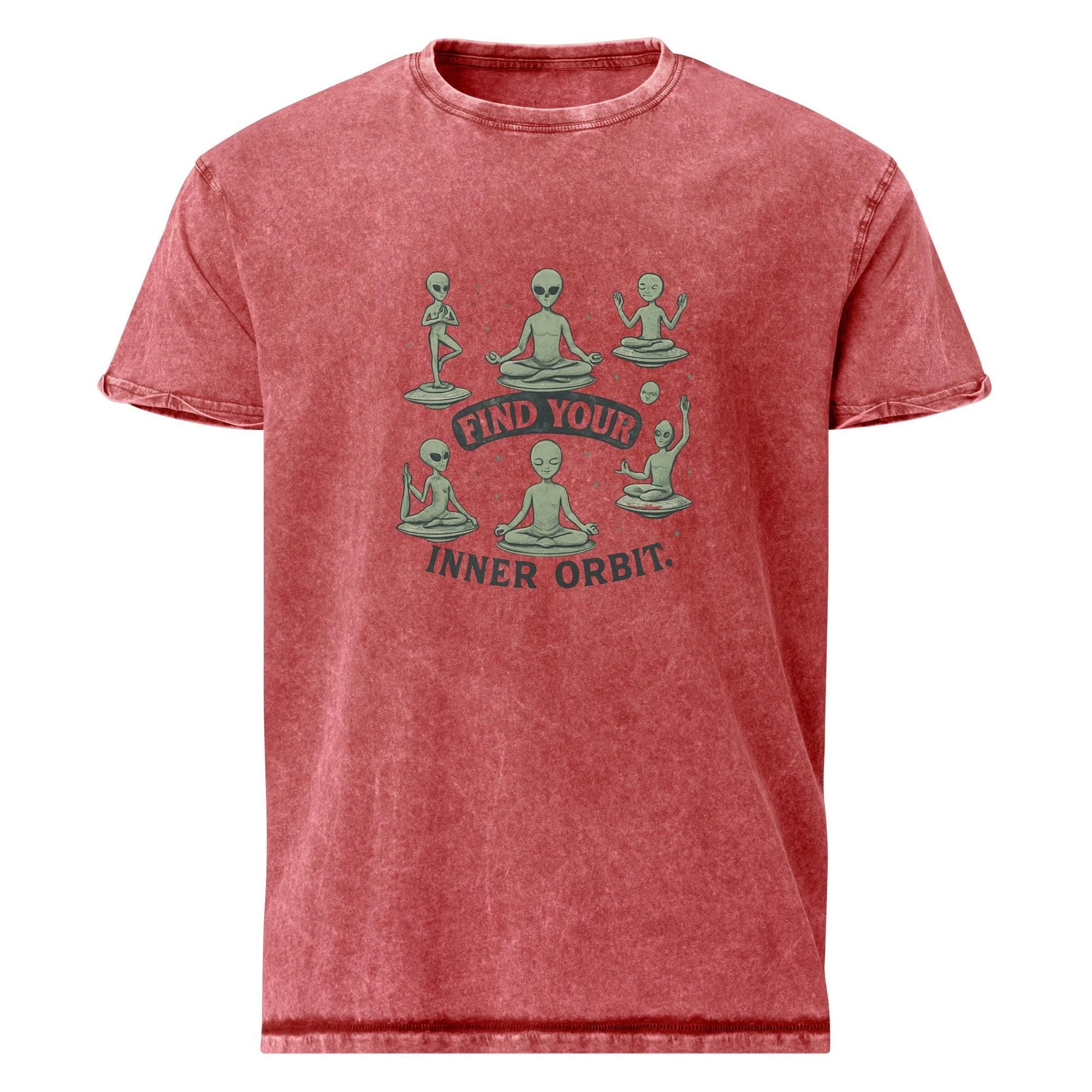 Alien Yoga Tee | Find Your Inner Orbit Shirt | Outer Space Meditation Graphic T-Shirt - IconVexa