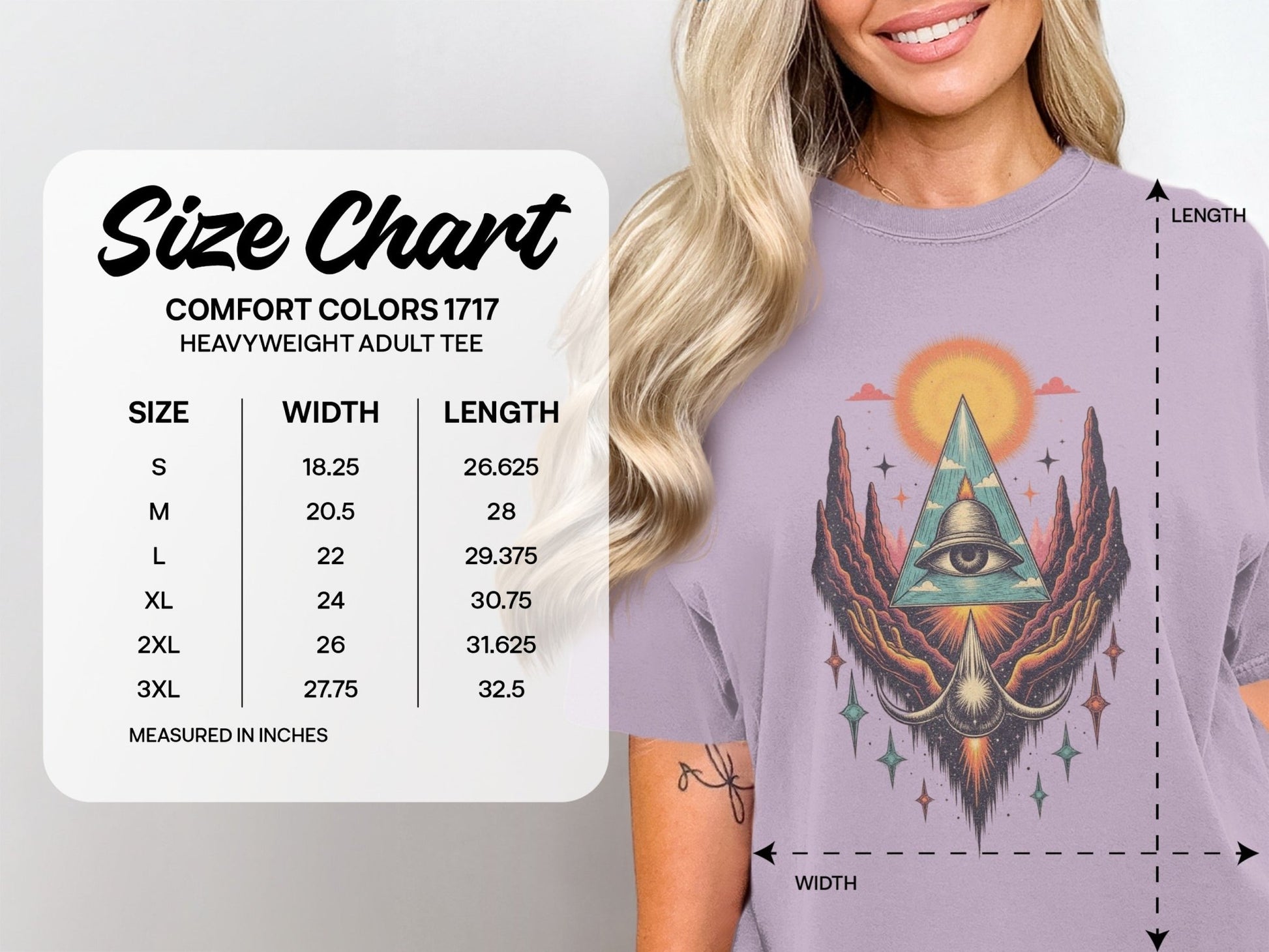 All Seeing Eye in the Sky Graphic Novelty Design T-Shirt - IconVexa