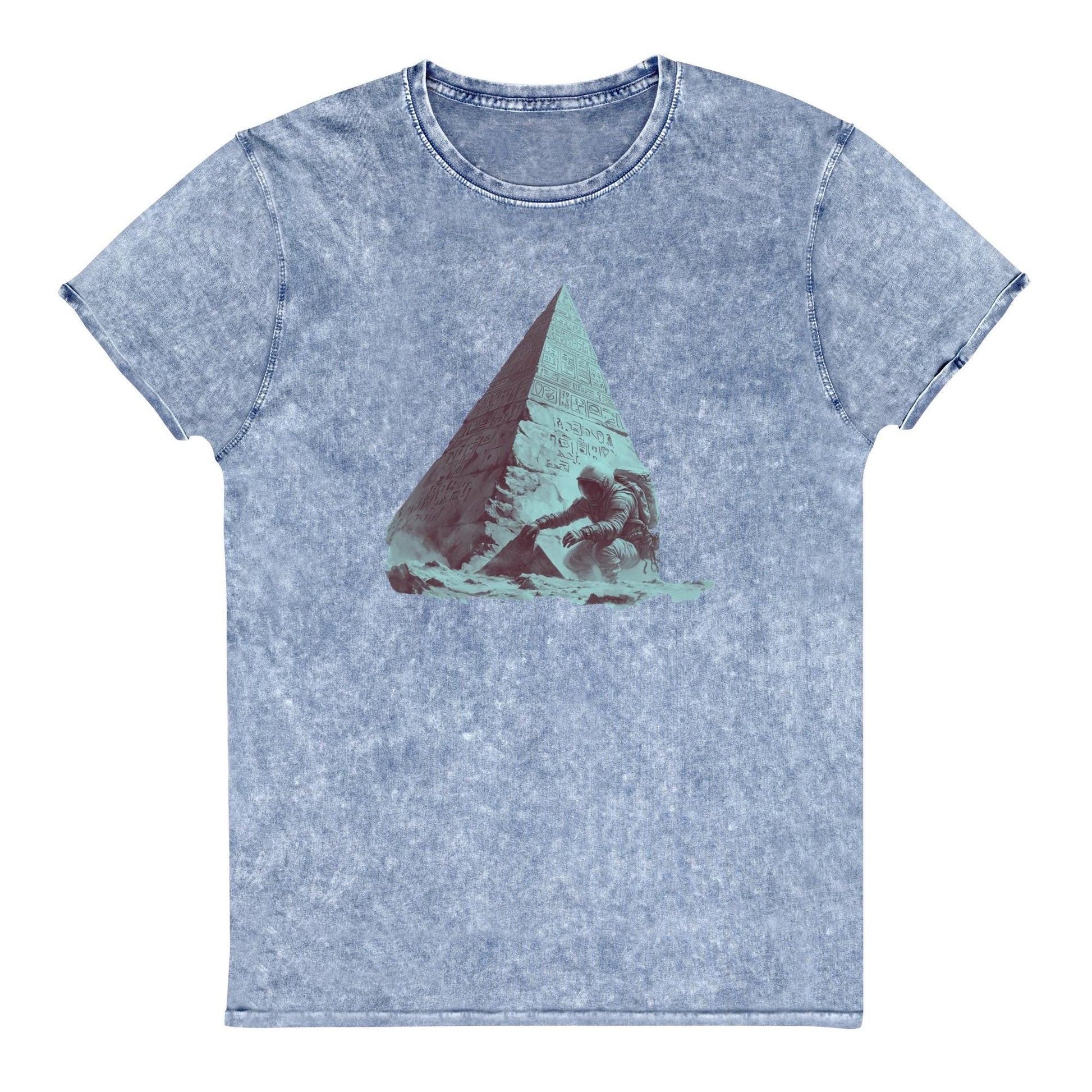 Astronaut Pyramid Discovery T-Shirt | Sci - Fi Ancient Alien Tee | Space Explorer Graphic Shirt - IconVexa