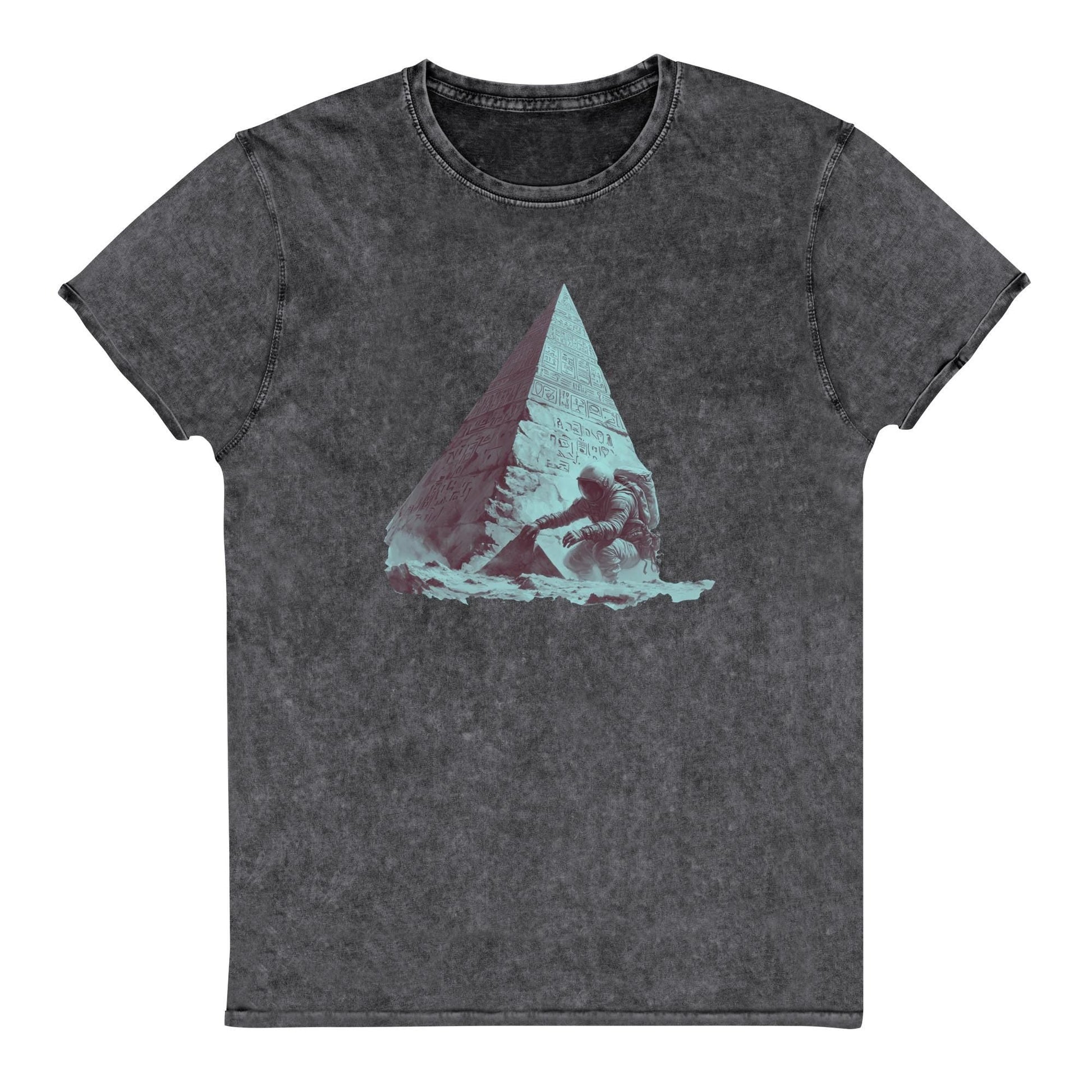 Astronaut Pyramid Discovery T-Shirt | Sci - Fi Ancient Alien Tee | Space Explorer Graphic Shirt - IconVexa