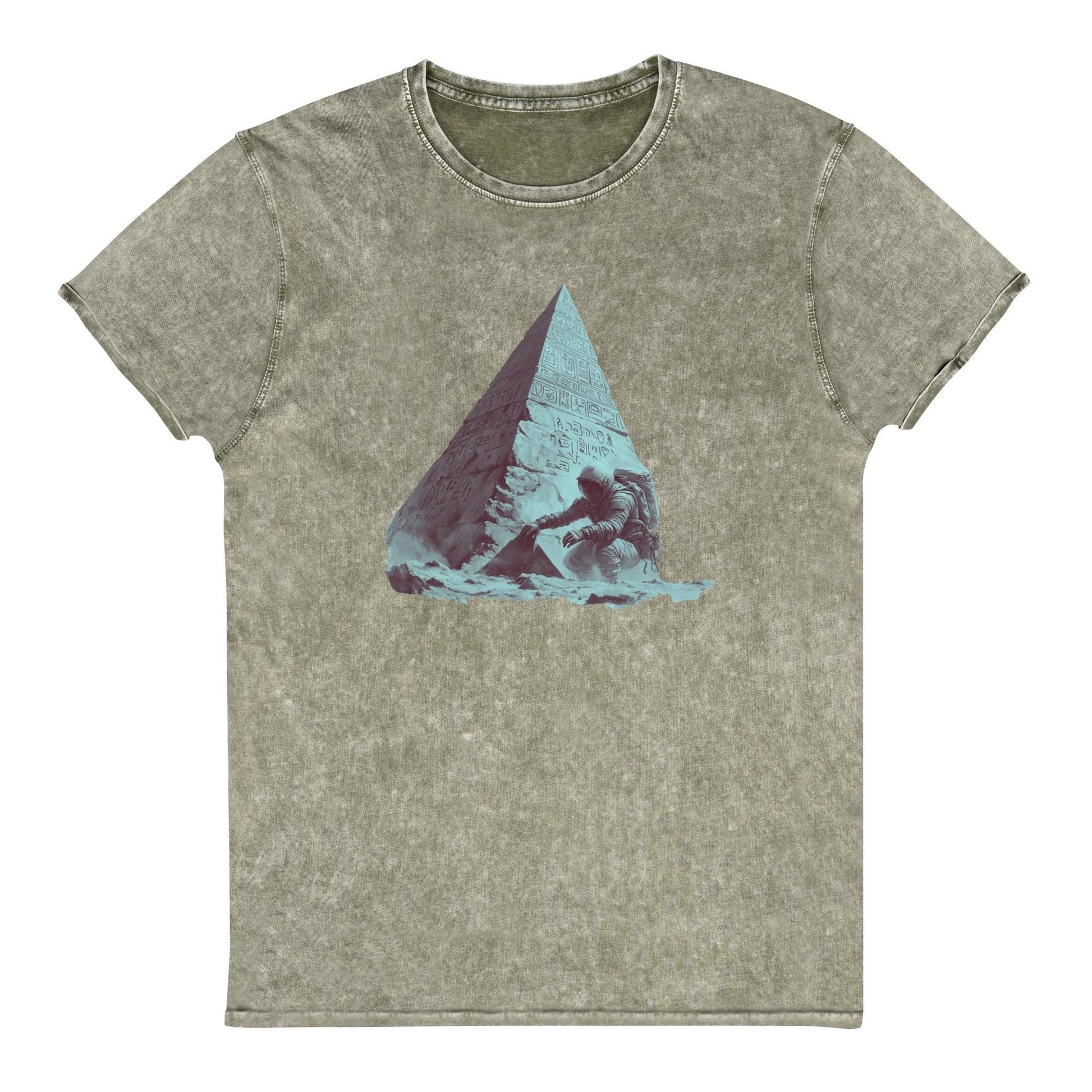 Astronaut Pyramid Discovery T-Shirt | Sci - Fi Ancient Alien Tee | Space Explorer Graphic Shirt - IconVexa