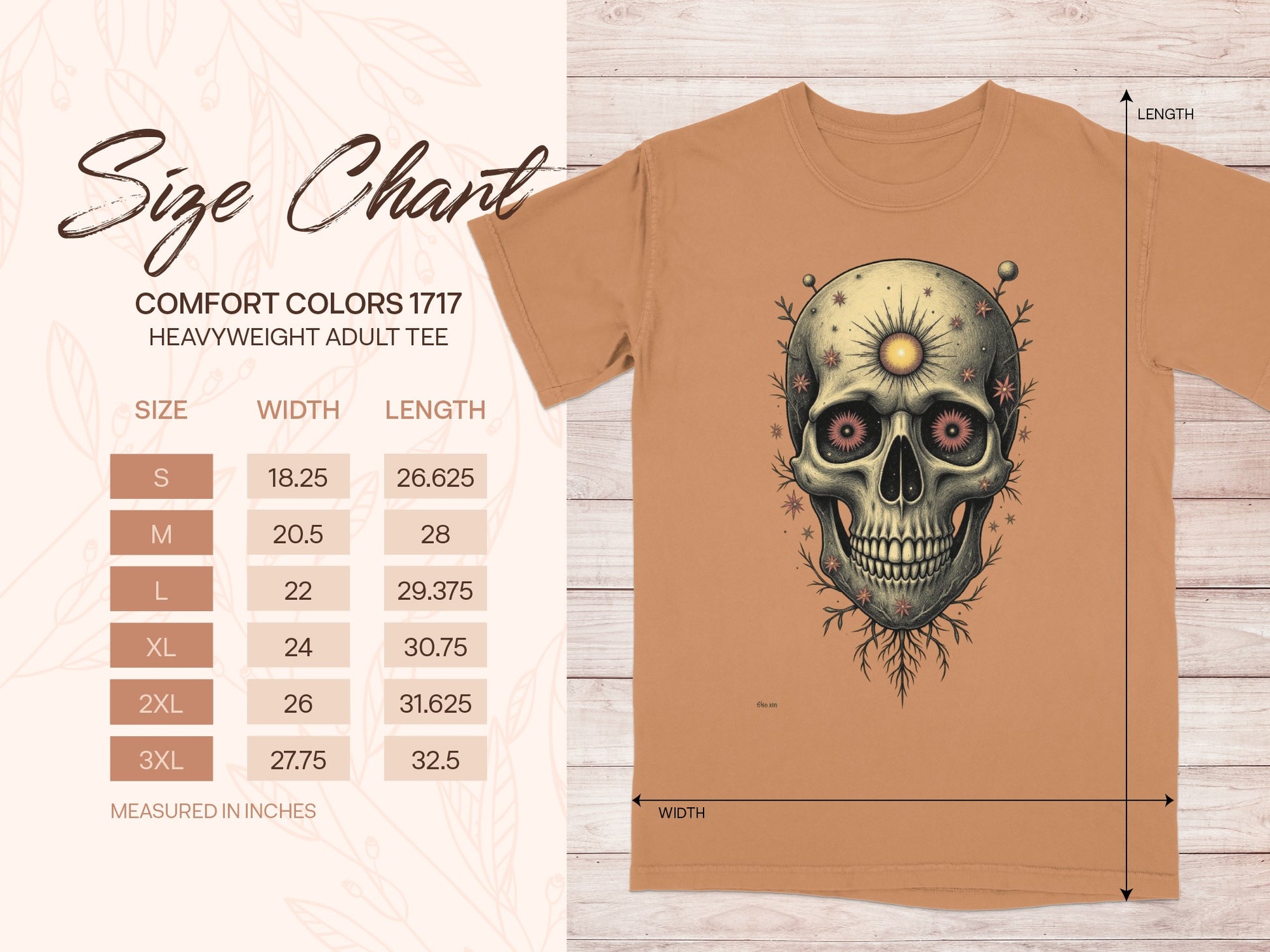 Skull Graphic Heavyweight Adult Tee product