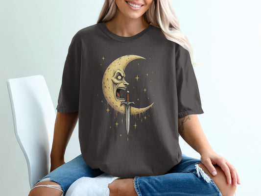 Dark Moon Fantasy Art Graphic Tee Shirt product