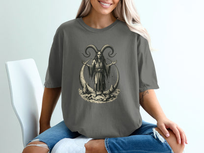 Gothic Occult Artwork Baphomet Design T-shirt product type