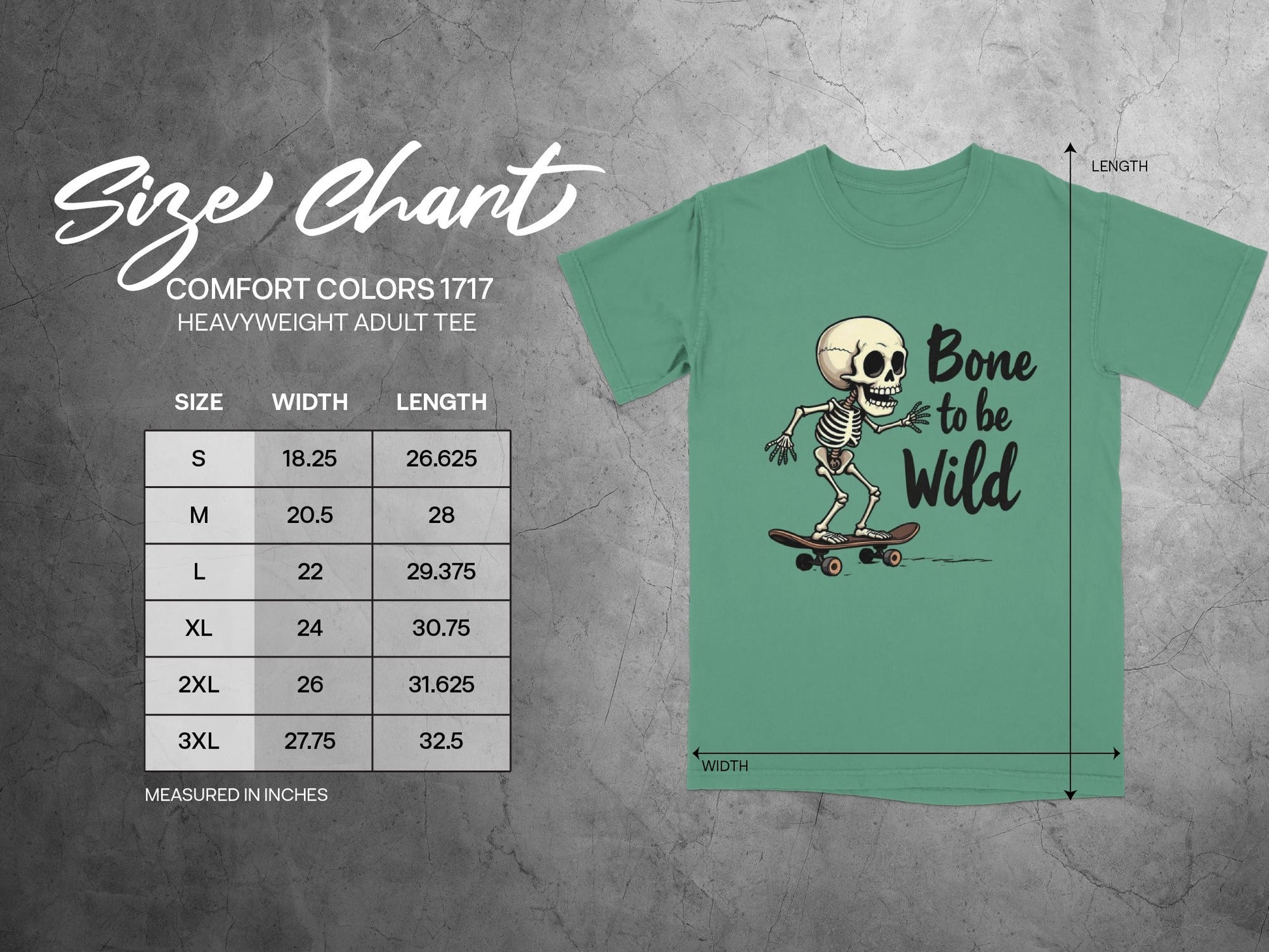 Bone To Be Wild Skeleton Graphic Novelty Design T-Shirt - IconVexa