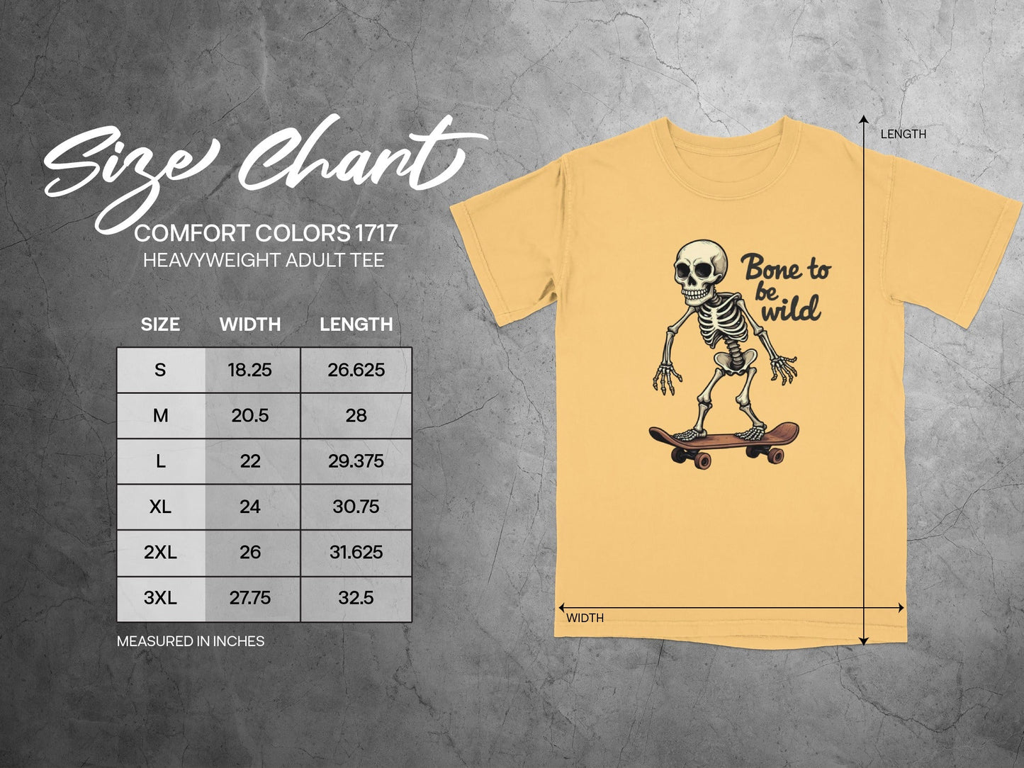 Bone to be Wild Skeleton On Skateboard Graphic T-Shirt - IconVexa
