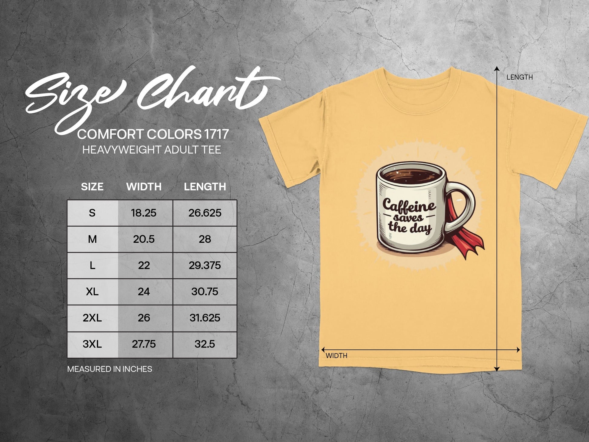 Caffeine Saves The Day Coffee Lover Graphic Design T-Shirt - IconVexa