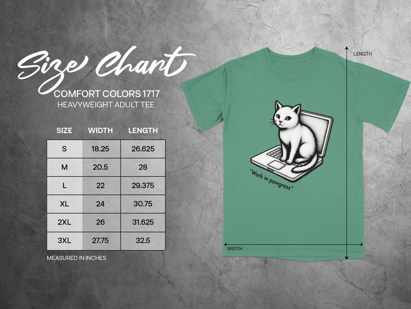 Cat on Laptop Work in Pawgress Graphic Design T-Shirt - IconVexa