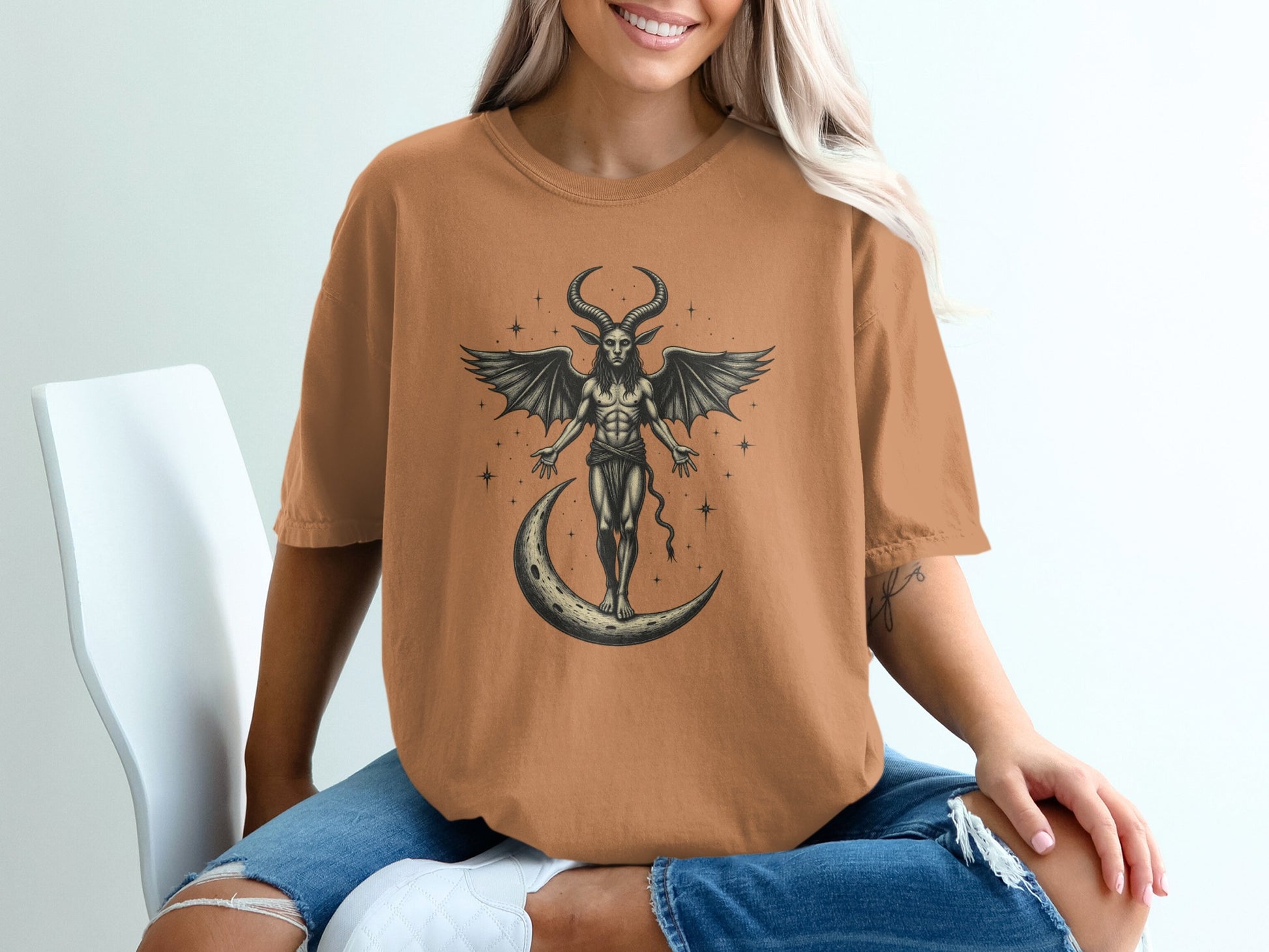 Mystical Winged Creature Graphic Tee Shirt product