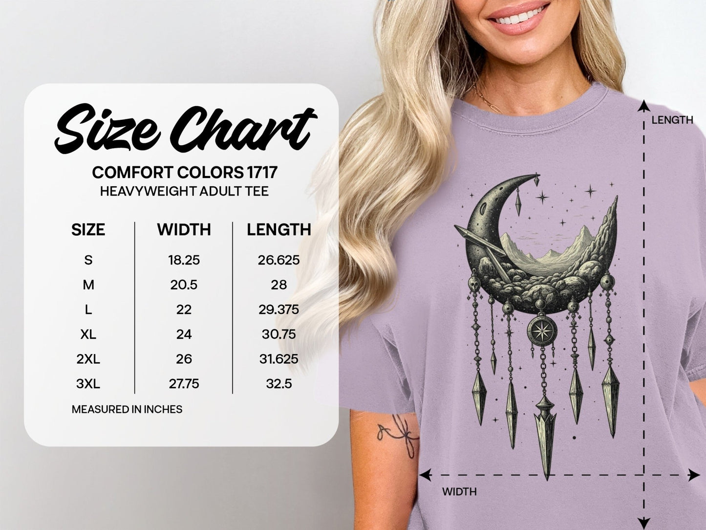 Celestial Dreamcatcher Crescent Moon Graphic Unisex T-Shirt - IconVexa