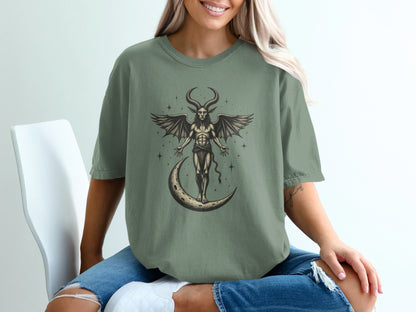 Mythical Creature Moon Design Graphic Shirt product type