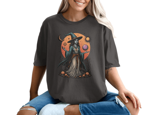 Enchanting Witch Mystical Powers Graphic Fashion T-Shirt - IconVexa